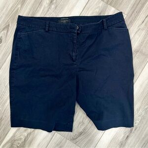 Talbots Bluish-Black Bermuda Shorts Relaxed Fit